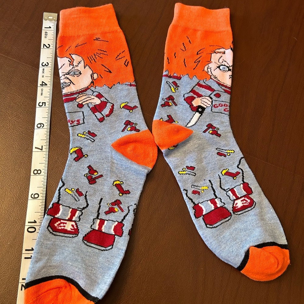 Chuckie Halloween socks